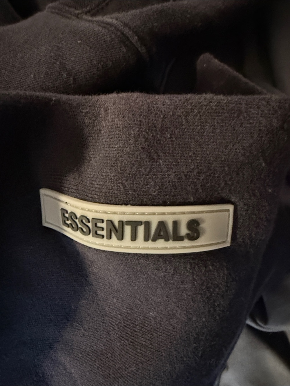 FEAR OF GOD  essentials Black Logo Pullover Hoodie - Picture 4 of 4